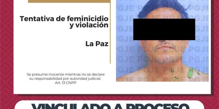 PGJE OBTIENE VINCULACIÓN A PROCESO CONTRA IMPUTADO POR TENTATIVA DE FEMINICIDIO Y VIOLACIÓN