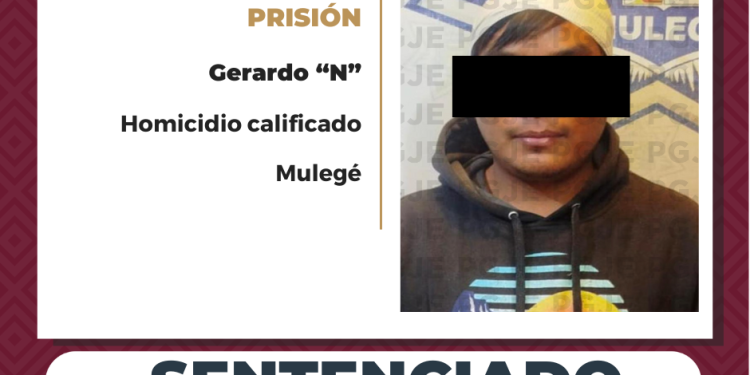 OBTIENE PGJE 18 AÑOS 8 MESES DE PRISIÓN PARA GERARDO “N” CULPABLE DE HOMICIDIO CALIFICADO CON VENTAJA EN VIZCAÍNO