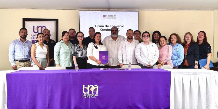 UNIVERSIDAD MUNDIAL FORTALECE LA VINCULACIÓN PROFESIONAL MEDIANTE CONVENIO CON KRESTON BSG