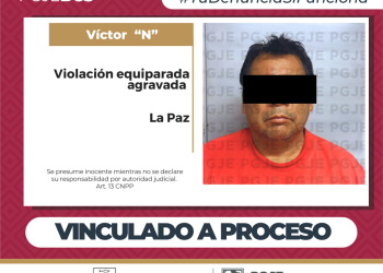 OBTIENE PGJE VINCULACIÓN A PROCESO CONTRA IMPUTADO POR VIOLACIÓN AGRAVADA EN LA PAZ