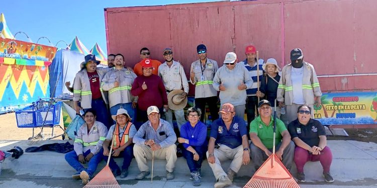 SERVICIOS PÚBLICOS REFUERZA OPERATIVO DE LIMPIEZA EN LAS FIESTAS TRADICIONALES DE CABO SAN LUCAS 2025