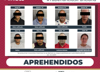 CUMPLIMENTA PGJE 8 ÓRDENES DE APREHENSIÓN CONTRA IMPUTADOS POR DIVERSOS DELITOS