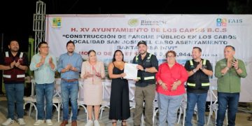 AUTORIDADES MUNICIPALES DAN BANDERAZO DE INICIO A TRES IMPORTANTES OBRAS EN LOS CABOS