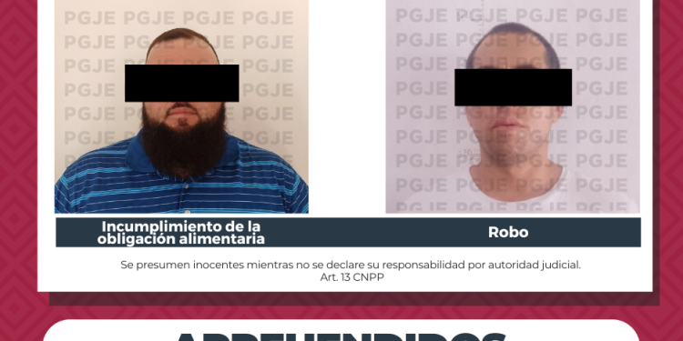 CUMPLIMENTA PGJE 3 ÓRDENES DE APREHENSIÓN POR DIVERSOS DELITOS