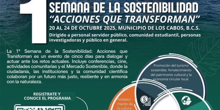 INVITAN A LA CIUDADANÍA A LA PRIMERA SEMANA DE LA SOSTENIBILIDAD EN LOS CABOS   