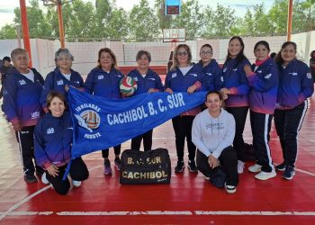 DESTACA EQUIPO FEMENIL DE CACHIBOL DEL ISSSTE BCS EN ENCUENTRO DEPORTIVO EN COMONDÚ