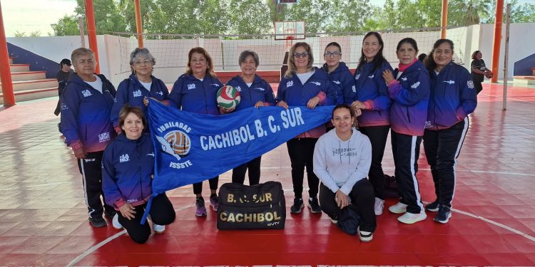 DESTACA EQUIPO FEMENIL DE CACHIBOL DEL ISSSTE BCS EN ENCUENTRO DEPORTIVO EN COMONDÚ