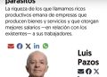 RICOS PRODUCTIVOS Y RICOS PARÁSITOS