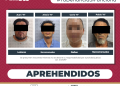 APREHENDE PGJE A 4 PERSONAS POR DIVERSOS DELITOS