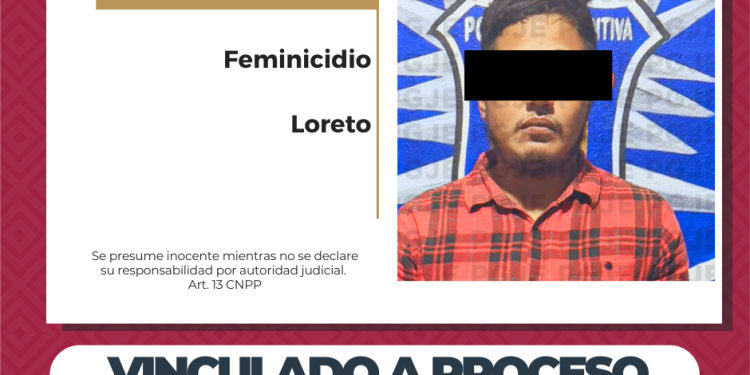 POR FEMINICIDIO OBTIENE PGJE VINCULACIÓN A PROCESO Y PRISIÓN PREVENTIVA DE JOSÉ FERNANDO “N”