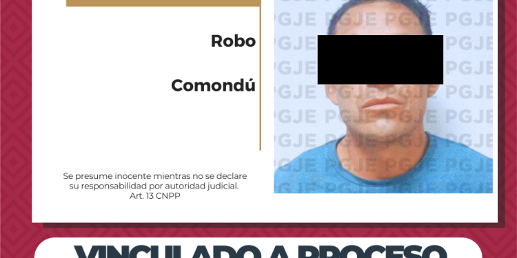 POR ROBO A LUGAR CERRADO QUEDA VINCULADO A PROCESO Y EN PRISIÓN PREVENTIVA