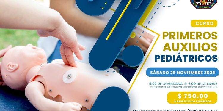 BOMBEROS DE SAN JOSÉ DEL CABO IMPARTIRÁN CURSO DE PRIMEROS AUXILIOS PEDIÁTRICOS