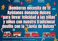 BOMBEROS DE SAN JOSÉ DEL CABO INVITAN A DONAR DULCES PARA TRADICIONAL DESFILE NAVIDEÑO