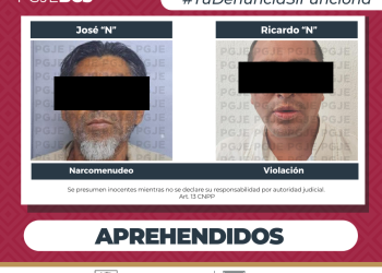 APREHENDE PGJE A 2 IMPUTADOS POR DIVERSOS DELITOS