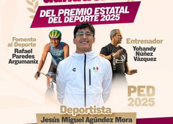 ENTREGARÁ GOBERNADOR VÍCTOR CASTRO EL PREMIO ESTATAL DEL DEPORTE