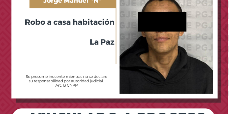 QUEDA EN PRISIÓN PREVENTIVA POR ROBO EN LA PAZ