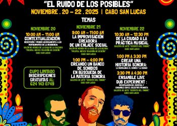 INVITAN A MÚSICOS A LA RESIDENCIA DE DUBSTEP Y REGGAE “ EL RUIDO DE LOS POSIBLES “ EN CABO SAN LUCAS