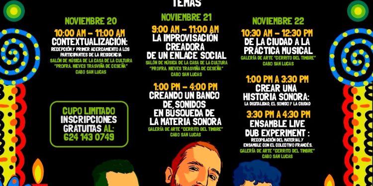 INVITAN A MÚSICOS A LA RESIDENCIA DE DUBSTEP Y REGGAE “ EL RUIDO DE LOS POSIBLES “ EN CABO SAN LUCAS