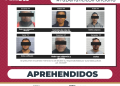 APREHENDE PGJE A 6 PERSONAS POR DIVERSOS DELITOS