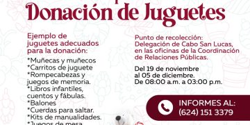 INVITAN A SUMARSE A LA CAMPAÑA DE DONACIÓN DE JUGUETES 2025 EN CABO SAN LUCAS