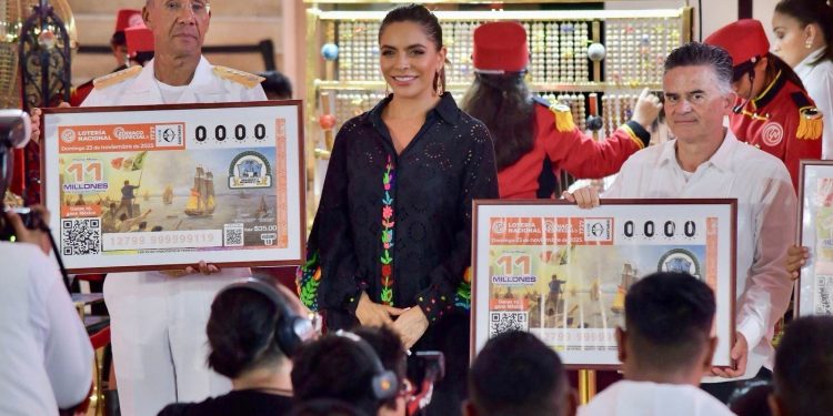 LOTERÍA NACIONAL REALIZA SORTEO EN TERRITORIO VERACRUZANO PARA HONRAR 200 AÑOS DE LA CONSOLIDACIÓN DE LA INDEPENDENCIA EN EL MAR   