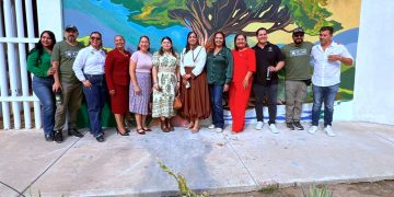 RECUPERAN Y PINTAN ESPACIOS AZULES EN LOS CABOS PARA PROMOVER MOVILIDAD INCLUYENTE
