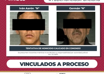 LOGRA PGJE VINCULACIÓN A PROCESO Y PRISIÓN PREVENTIVA CONTRA DOS HOMBRES POR TENTATIVA DE HOMICIDIO CALIFICIADO