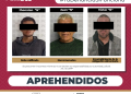 APREHENDE PGJE A 3 HOMBRES POR DIVERSOS DELITOS
