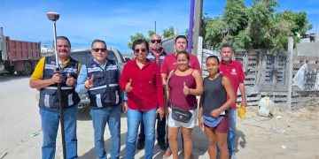 SUPERVISAN AVANCE DE LA REGULARIZACIÓN DE MAS DE MIL LOTES EN LA COLONIA LÓPEZ OBRADOR EN CSL