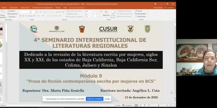CONCLUYE EL 4.º SEMINARIO INTERINSTITUCIONAL DE LITERATURAS REGIONALES CON ÉNFASIS  EN LA ESCRITURA DE MUJERES