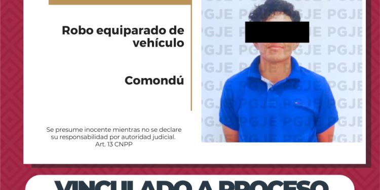 INICIA PGJE PROCESO PENAL CONTRA IMPUTADO POR ROBO EQUIPARADO DE VEHÍCULO EN CIUDAD CONSTITUCIÓN