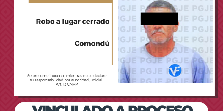 VINCULAN A PROCESO A HOMBRE POR ROBO COMETIDO EN LUGAR CERRADO EN CIUDAD CONSTITUCIÓN