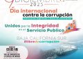 PREPARAN CONFERENCIAS MAGISTRALES EN EL MARCO DEL DÍA INTERNACIONAL CONTRA LA CORRUPCIÓN