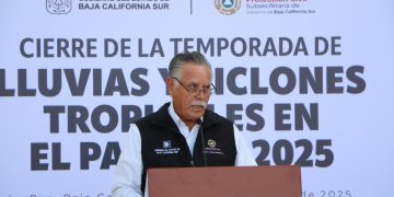 GENERAN LLUVIAS Y CICLONES 2025 BENEFICIOS PARA BCS: CONSEJO ESTATAL DE PROTECCIÓN CIVIL