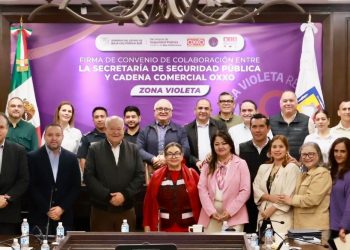 GOBIERNO DE BCS Y OXXO FIRMAN CONVENIO PARA HABILITAR MAS DE 400 ZONAS VIOLETA EN LA ENTIDAD