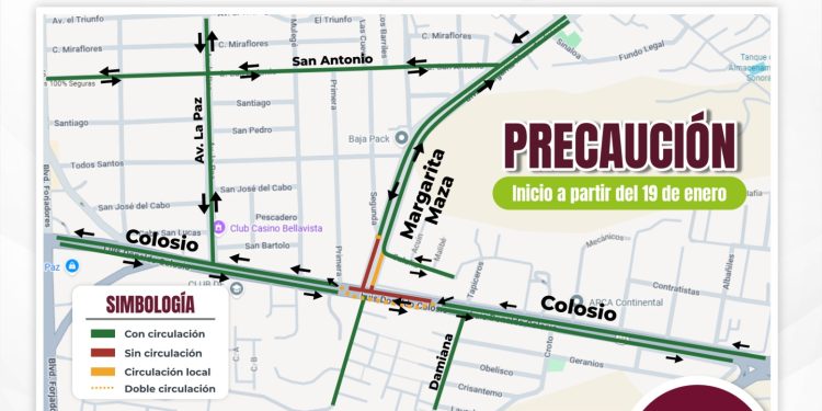 GOBIERNO DEL ESTADO INICIARÁ EN LA PAZ RECONSTRUCCIÓN DEL CRUCERO LUIS DONALDO COLOSIO Y MARGARITA MAZA DE JUÁREZ CON INVERSIÓN DE 6.7 MDP