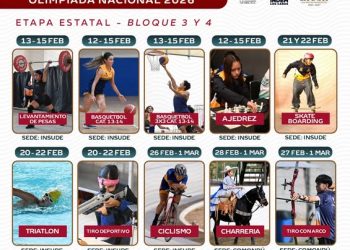 COMPETIRÁN MÁS DE 600 ATLETAS DE LOS CABOS EN EL ÚLTIMO BLOQUE DE LA FASE ESTATAL DE LA OLIMPIADA NACIONAL CONADE 2026