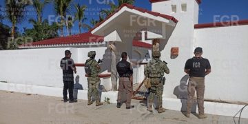 EN CATEO, FGR ASEGURA CARTUCHOS Y UN INMUEBLE EN PUNTA PESCADERO, BAJA CALIFORNIA SUR