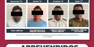 AGENTES DE LA PGJE CUMPLIMENTAN ÓRDENES DE  APREHENSIÓN EN DISTINTOS MUNICIPIOS DEL ESTADO