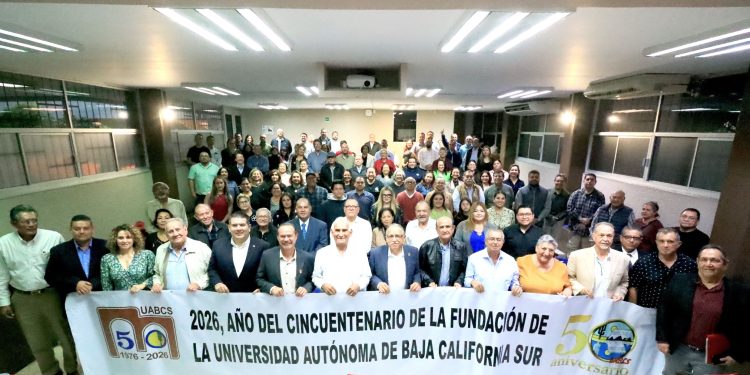 INICIAN ACTIVIDADES CONMEMORATIVAS POR  EL 50 ANIVERSARIO DE LA UABCS EN ESTE 2026