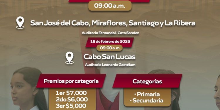 CONVOCA XV AYUNTAMIENTO DE LOS CABOS AL CONCURSO MUNICIPAL DE ESCOLTAS 2026