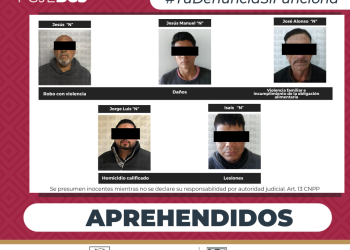 CUMPLIMENTA PGJE 6 ÓRDENESDE APREHENSIÓN CONTRA IMPUTADOS POR DIVERSOS DELITOS