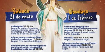 SECRETARIA GENERAL CELINA RAMÍREZ, INVITA A LAS TRADICIONALES FIESTAS DE SANTA ÁGUEDA