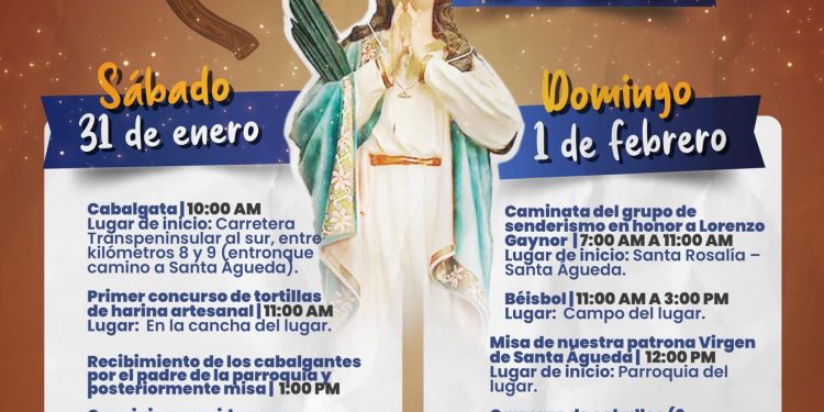 SECRETARIA GENERAL CELINA RAMÍREZ, INVITA A LAS TRADICIONALES FIESTAS DE SANTA ÁGUEDA