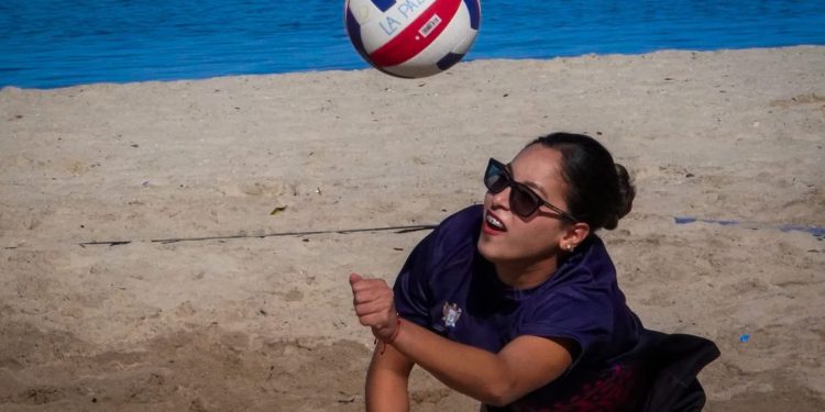 INTENSA PREPARACIÓN DE VOLEIBOL DE  PLAYA RUMBO A LA OLIMPIADA NACIONAL
