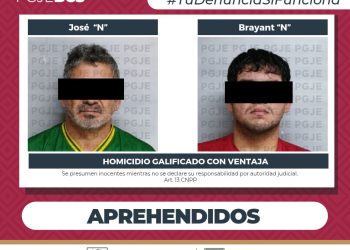 APREHENDE PGJE A DOS PRÓFUGOS DE LA JUSTICIA IMPUTADOS POR HOMICIDIO CALIFICADO CON VENTAJA OCURRIDO EN EL PESCADERO
