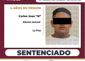OBTIENE PGJE 4 AÑOS DE PRISIÓN PARA CULPABLE DE ABUSO SEXUAL AGRAVADO