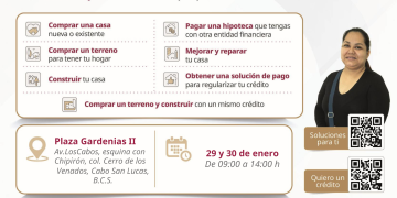 INFONAVIT REALIZARÁ FERIA DE CRÉDITO Y SOLUCIONES  DE PAGO EN CABO SAN LUCAS
