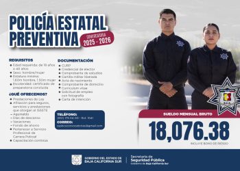 CONVOCA SSPE A HOMBRES Y MUJERES A INTEGRARSE A LA POLICIA ESTATAL Y PENITENCIARIA