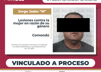INICIA PGJE PROCESO PENAL CONTRA “EL ÁRABE” POR LESIONES COMETIDAS CONTRA LA MUJER EN RAZÓN DE GÉNERO